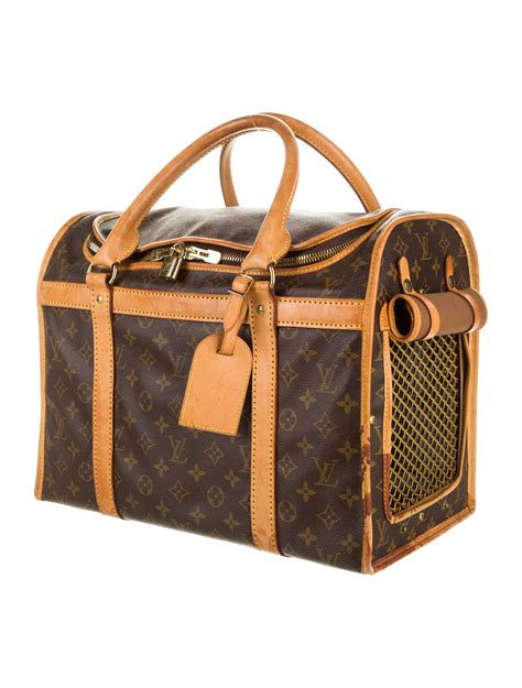 louis vuitton dog carrier 40 vs 50|vintage louis vuitton pet carrier.